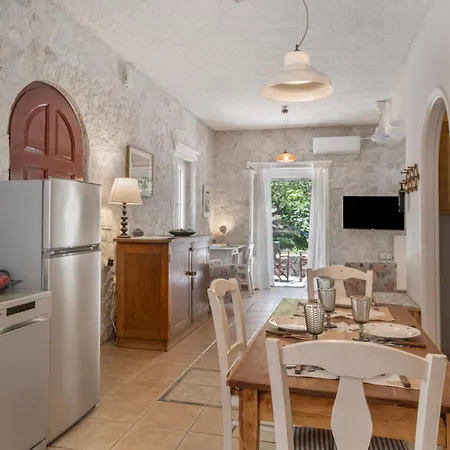 Stone House In With Garden