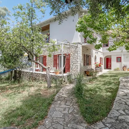 Stone House In With Garden *